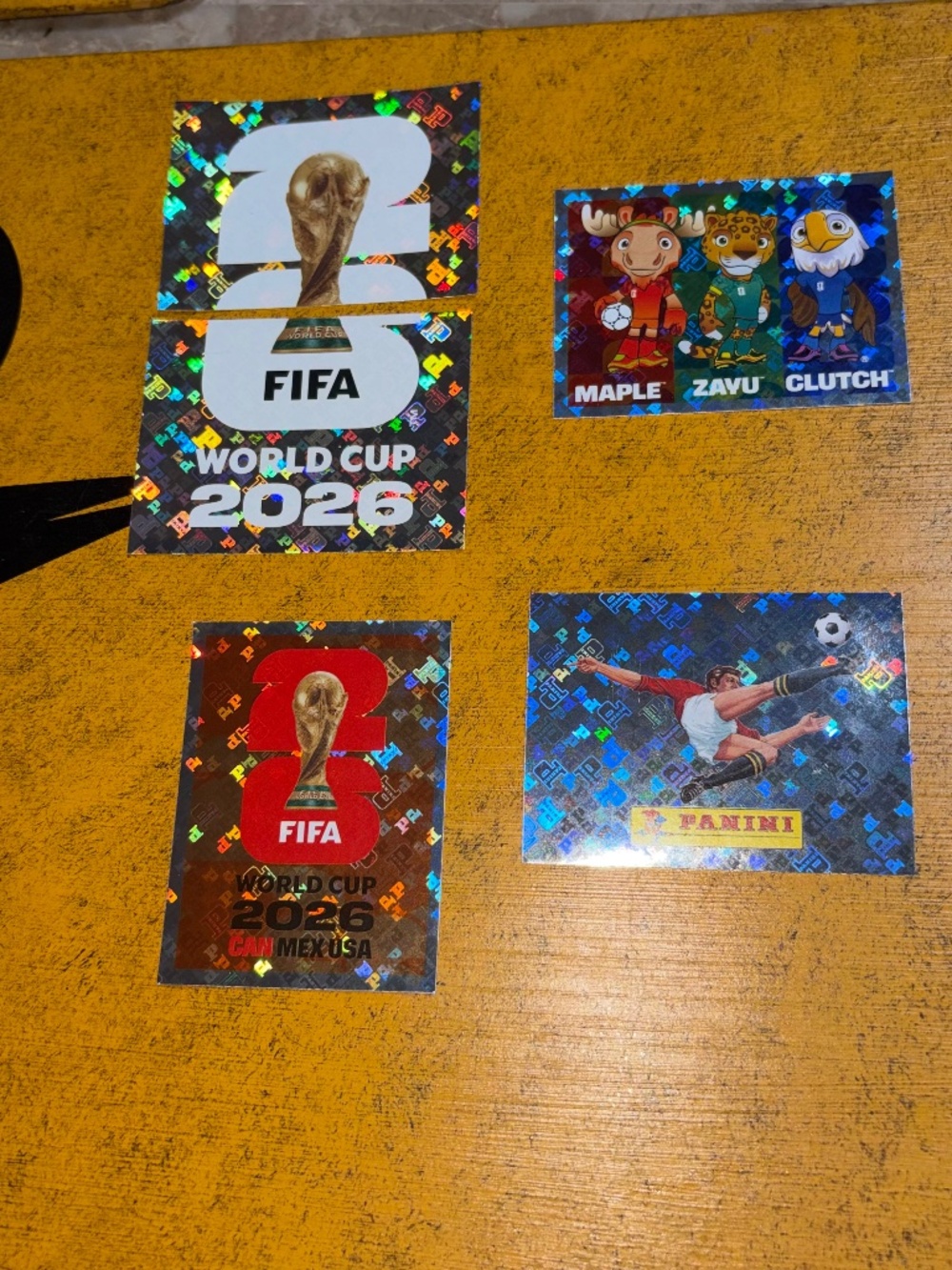 Panini FIFA World Cup 2026 Foil Stickers 00, FWC1, FWC2, FWC3, FWC6